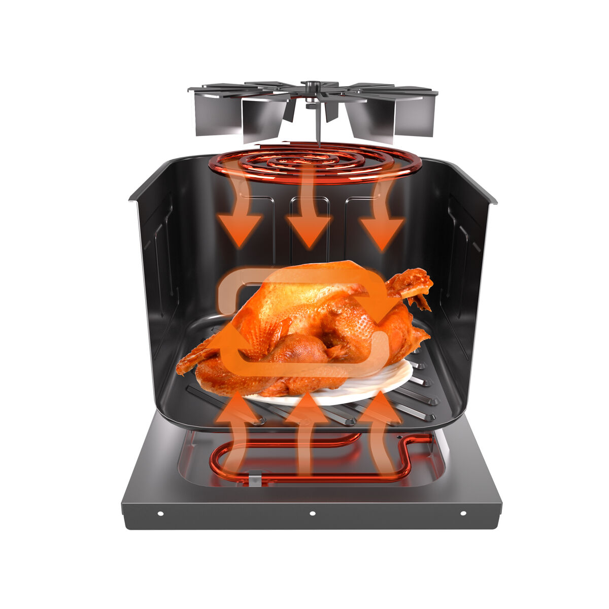 Vzduchová fritéza TM Electron 2000 W 9 L